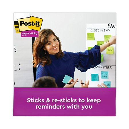 Post-It Pad, Note, 3"x3", Rio De Janeiro, PK24 65424SSAUCP